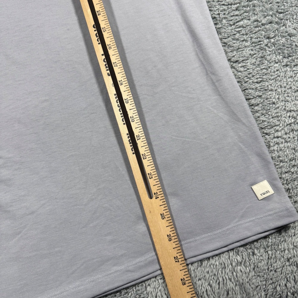 Vuori Strato Tech Tee Mens Large Grey Short Sleeve Performance T-Shirt Soft - Picture 5 of 5